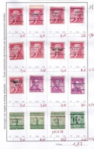 SA21b United States 1950's - 1960's California, Precancelled hinged stamps - Picture 1 of 1