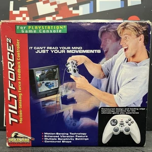 Tilt Force 2 Playstation Controller W.Box & Manual TESTED FREE TRACKED POSTAGE - Picture 1 of 13