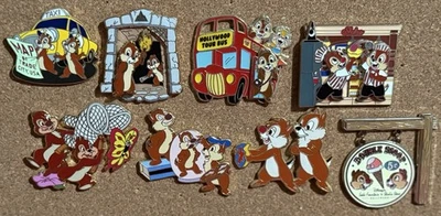 Лот из 8 булавок Chip N Dale - Изображение 1 из 3