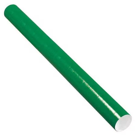 Tubos de correo con tapas marca PARTNERS P3036G, 3" X 36", verde, PK24 Foto 1 de 1