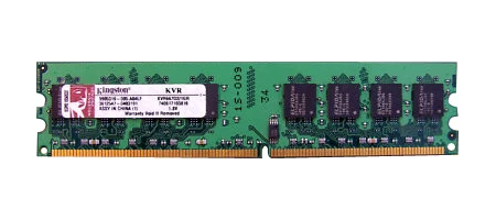 Kingston PC2-5300 (DDR2-667) 1 GB SDRAM 667 MHz PC2-5300 DDR2 Memory (KVR667D2/1GR)
