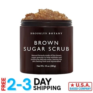 Exfoliating & Hydrating Brown Sugar Scrub - Ideal for Acne & Fine Lines - 10oz - Picture 1 of 10