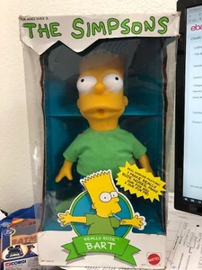 @ The Simpsons "REALLY RUDE BART" 1990 VINTAGE Mattel Puppe #9203 - IN BOX - Bild 1 von 8