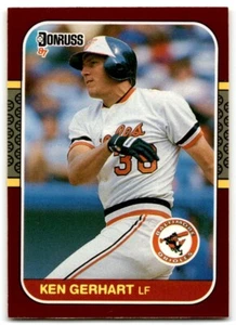 1987 Donruss Opening Day Ken Gerhart Rookie Baltimore Orioles #141 - Picture 1 of 2