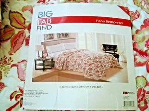 Floral Bedspread KIng Size Fiona New - Picture 1 of 2