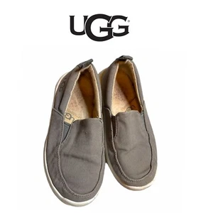 Ugg Boys Treadlite Grey Loafers Slip on Kids Size 11 Play/School Shoes - Picture 1 of 8