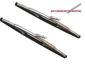Renault Dauphine/Gordini 1961-1968 A Pair Of Stainless Steel Wiper Blades