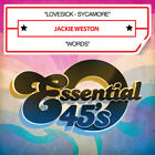 Jackie Weston - Lovesick - Sycamore / Words [New ] Alliance Mod