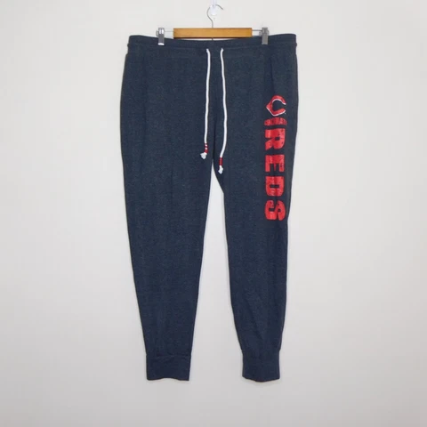 Cincinati Reds Athletic Apparel MLB Graphic Sleepwear Pants Drawstring Size 1XL Cover
