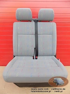 Asiento VW T5 asiento asiento del copiloto banco doble 2 asiento del copiloto INKA - Imagen 1 de 1