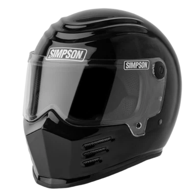 Simpson Motorcycle Outlaw Bandit Helmet XSmall - Black 28315XS2 - Image 1 of 3