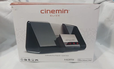 New CINEMIN SLICE Multimedia Player Projector for Ipod, Iphone and Ipad - Image 1 of 4