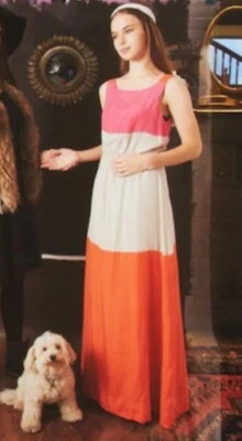 KOOKAI | Size 36 AU 8 | Stunning 100% Silk Block Colour Maxi Dress 🪻 - Image 1 of 4