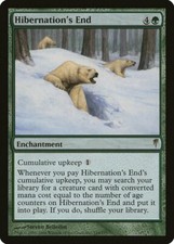 Hibernation's End Coldsnap NM Green Rare MAGIC THE GATHERING MTG CARD ABUGames