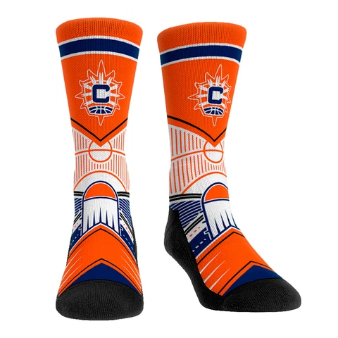 Rock Em Socks Connecticut Sun Full Court Press Crew Socks Cover
