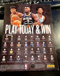 2019 Panini POD Player Promo Zion Williamson Ja Morant Stand-Up Display 8.5"x 11 - Picture 1 of 4