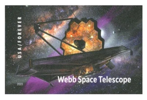 Telescopio Espacial James Webb EE. UU. #5720a Imperf Único En Muy Muy Muy Muy Muy Muy Muy Sin Estampillada, sin troqueles - Imagen 1 de 1