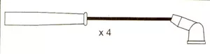 Mazda 323 Mk2 (BJ) Formula Power ORIGINAL 10mm Race Performance ignition Leads - Picture 1 of 1