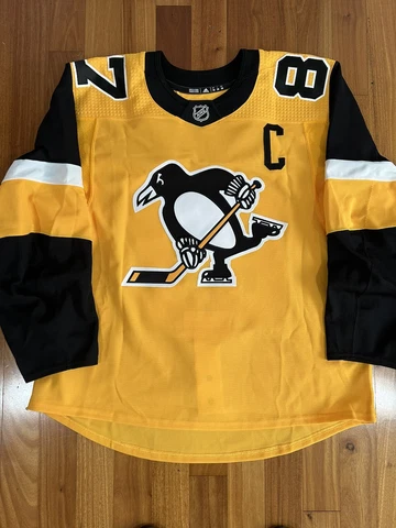 SIDNEY CROSBY PITTSBURGH PENGUINS 2019 THIRD JERSEY AUTHENTIC GAME JERSEY MIC Cover