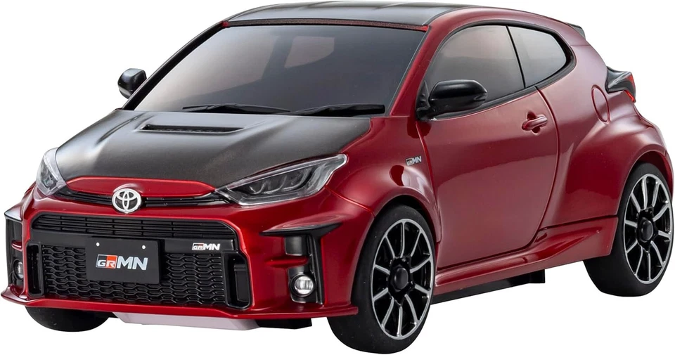 Kyosho ASC TOYOTA GRMN Yaris Red MZP478MR Painted Body For MINI-Z MA020 - Image 1 of 1