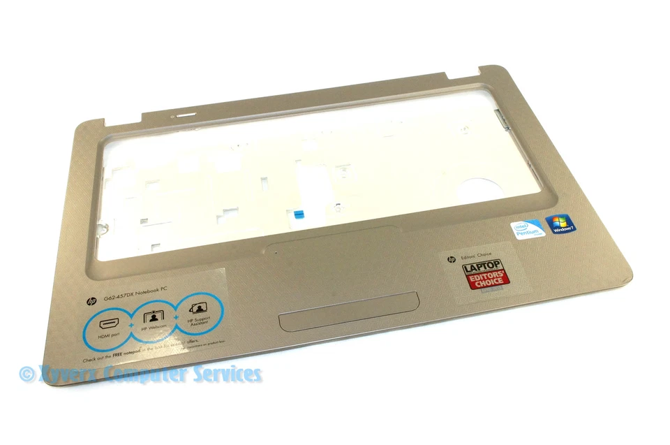 595206-001 32AX6TATP00 HP CUBIERTA SUPERIOR REPOSAMANOS PABELLÓN G62-200 G62-234DX(B)(BB12) Foto 1 de 2