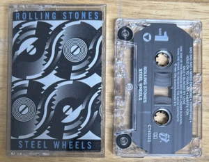 Rolling Stones Steel Wheels Music Cassette Tape OCT45333 (CBS 1989 Used) - Picture 1 of 7
