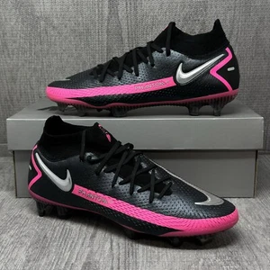 Nike Phantom GT Elite DF FG schwarz pink Fußballschuhe CW6589-006 Herren Größe 7,5 - Bild 1 von 11