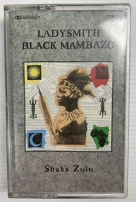 Ladysmith Black Mambazo Shaka Zulu Music Cassette Tape 25582-4 WB 1986 Original - Image 1 of 4