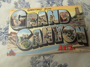 Vintage 40er / 50er Jahre Grand Canyon Arizona Farbpostkarte - Bild 1 von 7