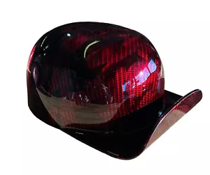 Casco ProLid Custom HydroDipped CarbonFiber AmFlags Kandy Rojo 2.0Mike ProLid Novedad - Imagen 1 de 7