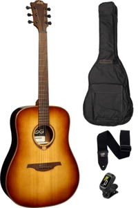 GUITARE FOLK DREADNOUGHT BROWN SHADOW LAG TRAMONTANE T118D-BRS + ACCESSOIRES - Picture 1 of 5