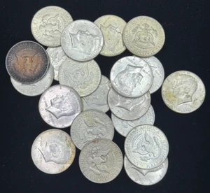 1 ROLL 1965 to 1969 40% Silver Kennedy Half Dollar- $10FV Mostly Uncirculated #1 - Picture 1 of 3