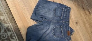 Lands' End Jeans Womens 14P Petite Bootcut Blue Dark Wash Stretch 5 Pocket  - Picture 1 of 3