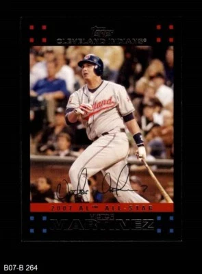 2007 Topps Update #264 Victor Martinez All-Star Indians 8 - NM/MT - Image 1 of 2