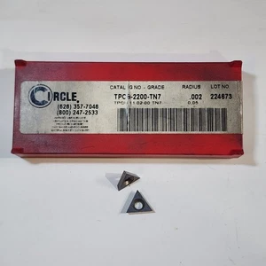 TPCB 2200 TN7 New Circle Carbide Inserts - Partial Box Of 5 - Picture 1 of 3