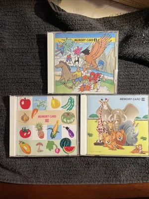 Lote de 3 tarjetas de memoria Janome para máquina de coser bordar tarjetas 4, 13, 19 Foto 1 de 4