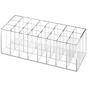 Lipstick Display Rack: 24 Compartment Acrylic Gloss Organizer Lipstick Holder... - Picture 1 of 9