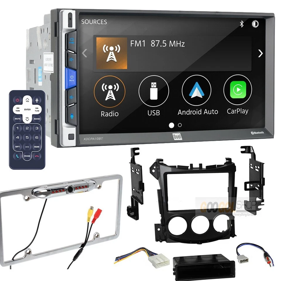 Автомобильная стереосистема XDCPA10BT 7 дюймов Apple Carplay AM/FM-радио для Nissan 370Z 2009-2020 годов выпуска - Изображение 1 из 4