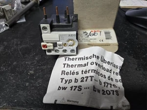 Relé de sobrecarga térmica AEG B27T C600 R300 0,5A tipo 1 - Imagen 1 de 3