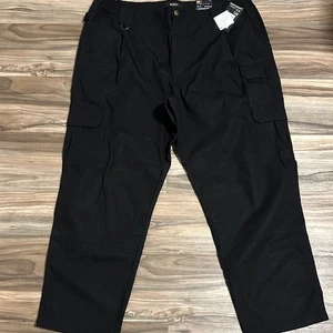 5.11 Tactical Pants Mens 44x30 TacLite Pro Cargo Ripstop Black 74273 Relaxed Fit - Picture 1 of 7