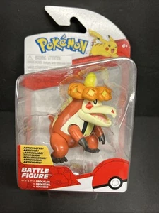 2025 Jazwares Pokemon 3" Battle Figure Articulated - Crocalor - Neu im Paket - Bild 1 von 9