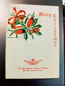 1968 Vietnam Weihnachtsmenü 131. Überwachungsflugzeug Co Phu Bai EUC - Bild 1 von 1