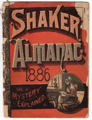 1886 Shaker Almanac, The Mystery Explained Sold by D. H. Van Heusen Johnstown NY - Image 1 of 2