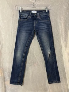 Denizen By Levis Size Girls Size 7 Skinny Distressed - Picture 1 of 5