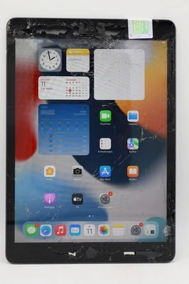 Apple iPad 10,2 7.Gen 2019 128GB Wi-Fi Grau Displayschaden #5949 - Bild 1 von 4