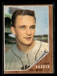 1962 Topps #355 Steve Barber VG/EX Set Break! - Bild 1 von 2