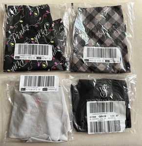 4 Stück Victoria's Secret Pink No Show 2 Smooth Boxershorts & 2 Hiphugger M - Bild 1 von 1