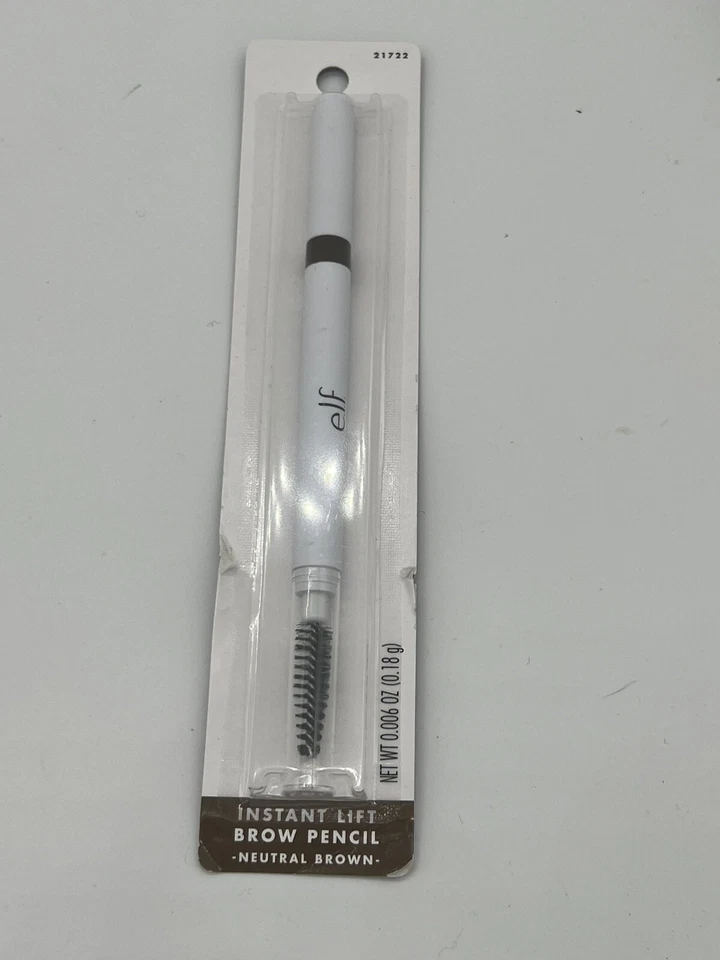 e.l.f, lápiz de cejas de elevación instantánea, doble cara, preciso, punta fina, marrón neutro nuevo Foto 1 de 2
