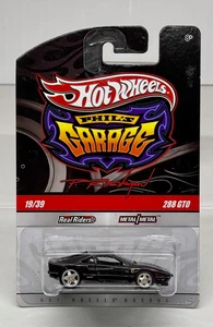 Mattel Hot Wheels 1:64 Phil's Garage Ferrari 288 GTO Black Real Riders R1777 - Picture 1 of 3