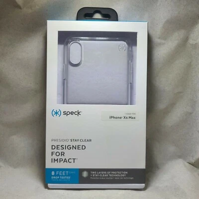 Funda Speck Presidio Stay Clear para Apple iPhone XS Max Transparente Foto 1 de 2